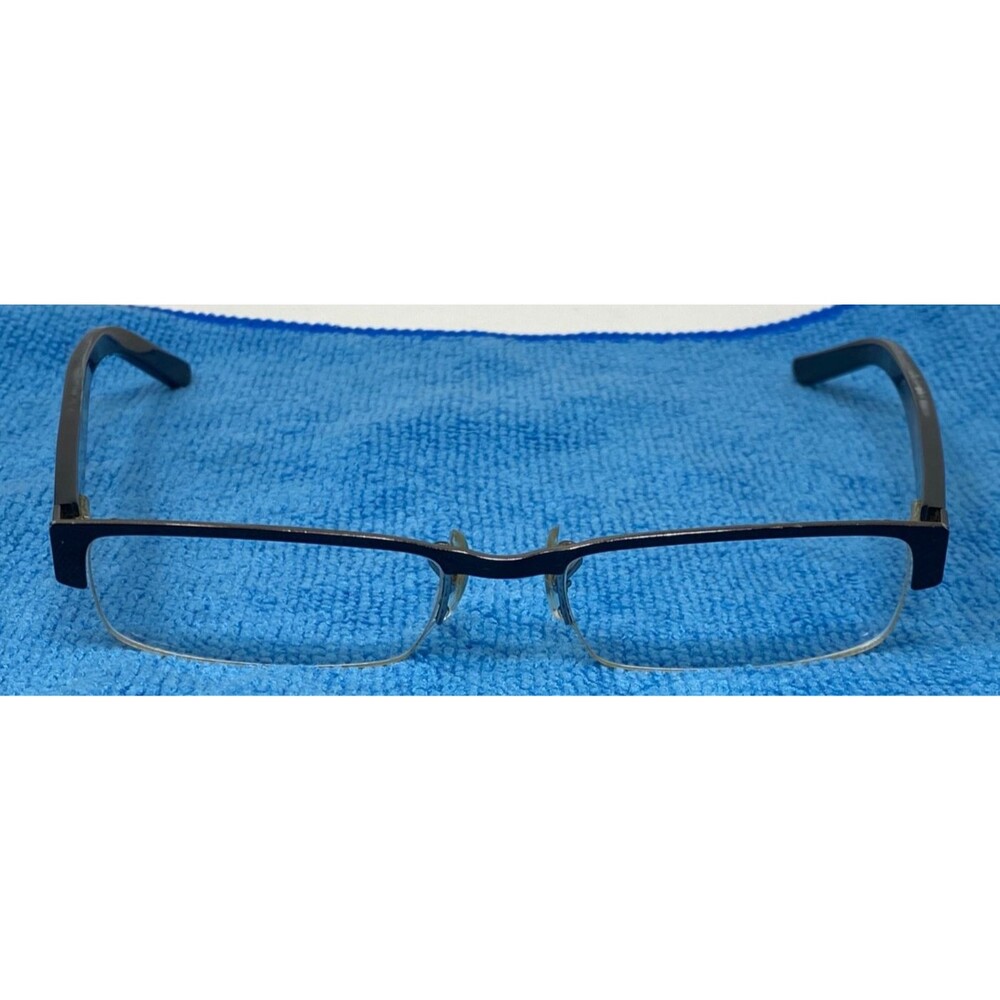Ray-Ban RB 6182 2502 Black Half Rim Glasses Eyeglasses Frames Only 51-17-140